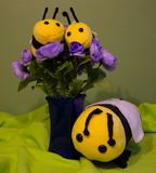 Stuffed Bee (Large), Plushies - Team Manticore
