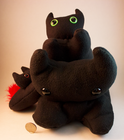 Black Frightdorable Cat, Plushies - Team Manticore