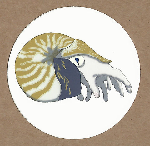 Creepy Cephalopod Sticker, Sticker - Team Manticore