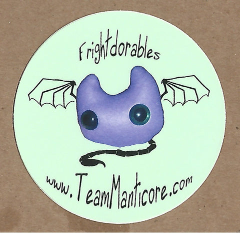 Frightdorable Cats Sticker, Sticker - Team Manticore
