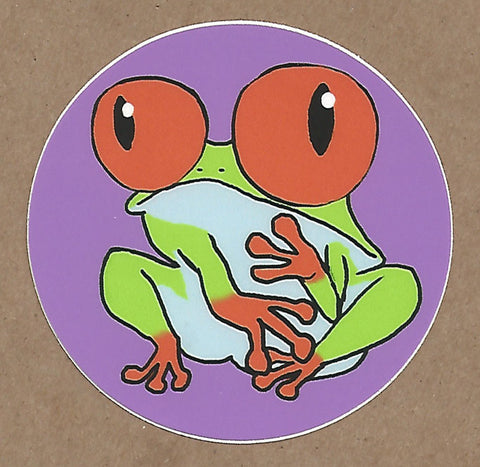 Cute Tree Frog Sticker, Sticker - Team Manticore