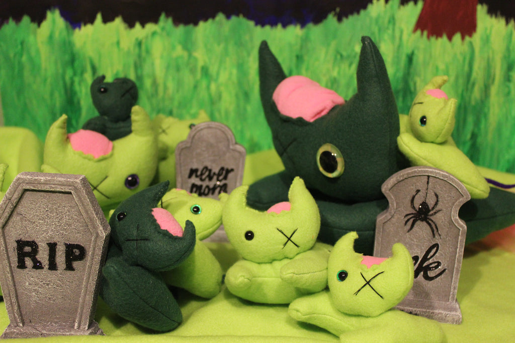 Zombie cat outlet plush