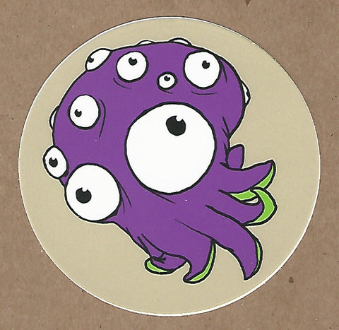 Cute Cephalopod Sticker, Sticker - Team Manticore