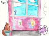 Peas and Luv Original Watercolors, Painting - Team Manticore