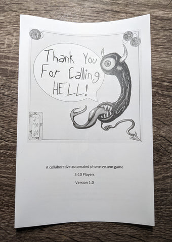 Thank You for Calling Hell Cooperative Storytelling Game