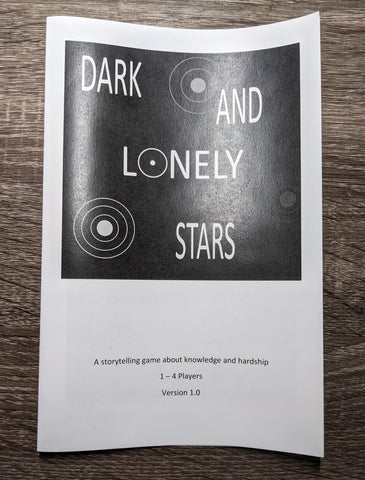 Dark and Lonely Stars Journal/Cooperative Storytelling Game