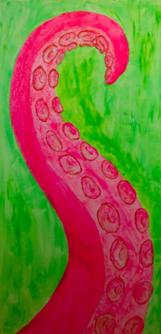 Pink Tentacle Print, Print - Team Manticore