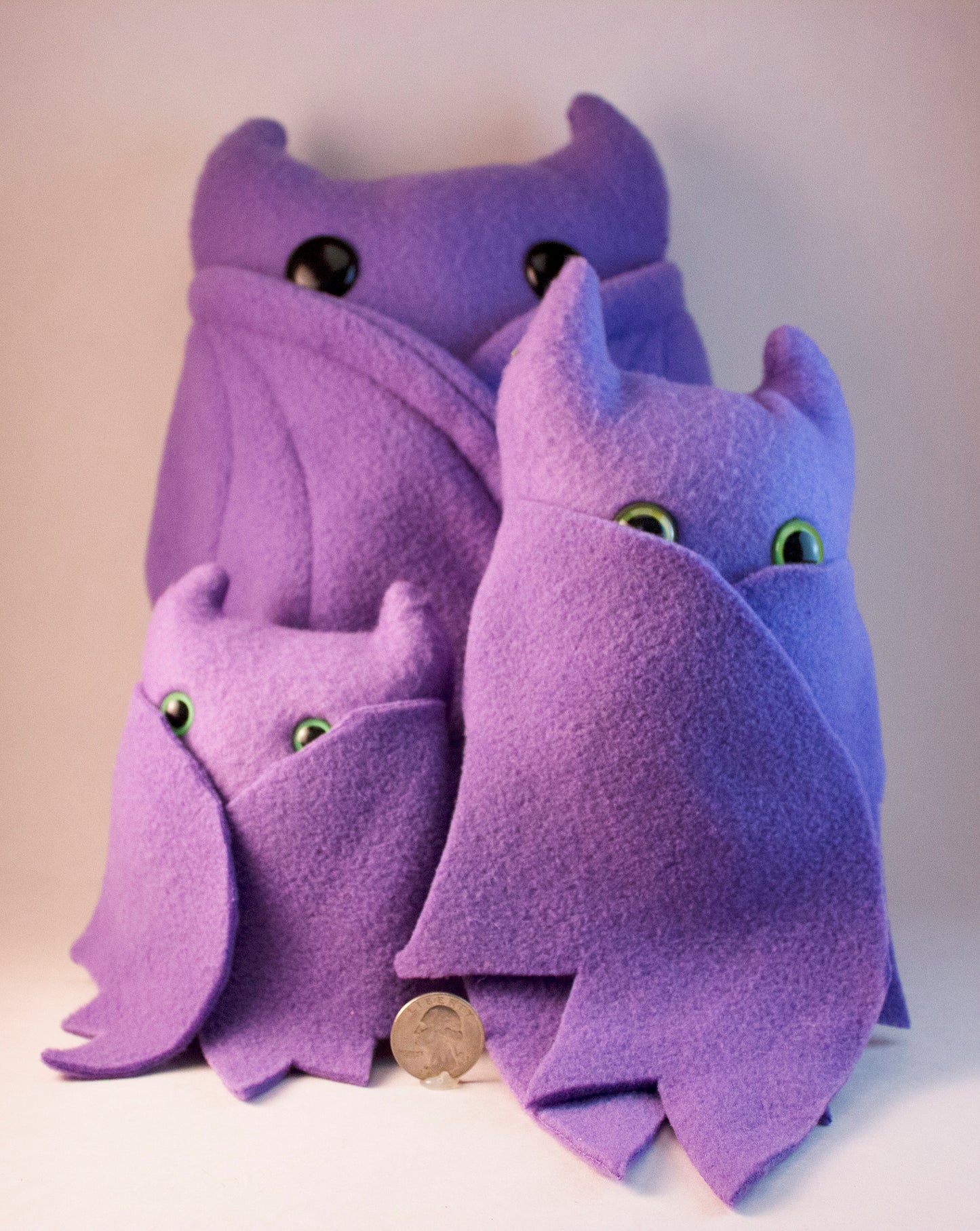 Purple Frightdorable Bat, Plushies - Team Manticore