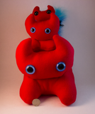 Red Frightdorable Cat, Plushies - Team Manticore