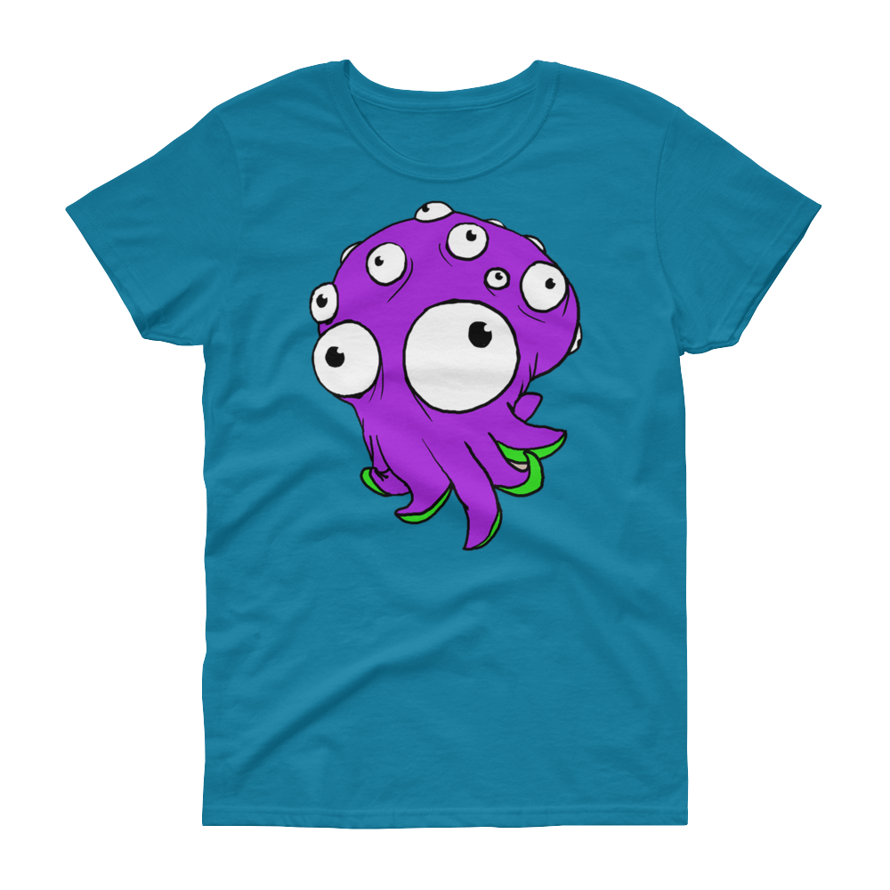 Cute Cephalopod T-Shirt (Womens), Apparel - Team Manticore