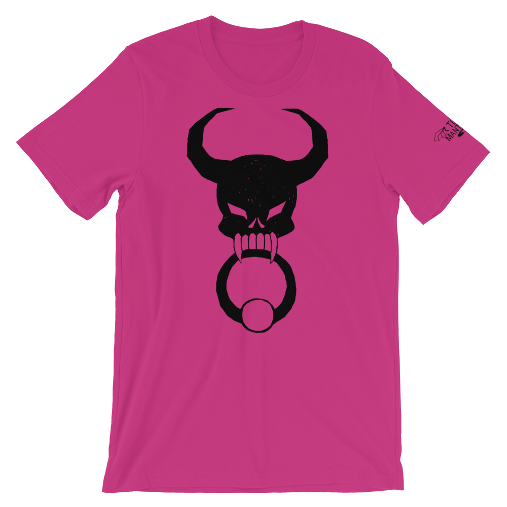 Black Door Knocker Unisex T-Shirt, [product_type] - Team Manticore