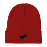 Black Dog Knit Beanie, [product_type] - Team Manticore