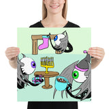 Holiday Fleye Photo paper poster