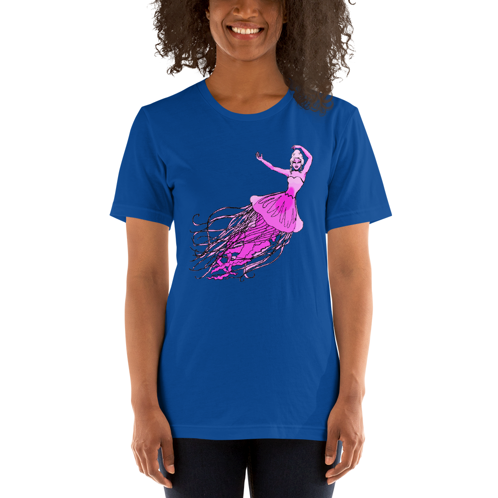 Jellyfish Mermaid Ballerina Short-Sleeve Unisex T-Shirt