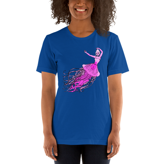 Jellyfish Mermaid Ballerina Short-Sleeve Unisex T-Shirt
