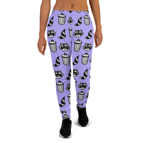 Raccoon Pattern Women's Cozy Sweatpants