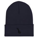 Black Rabbit Cuffed Beanie, [product_type] - Team Manticore