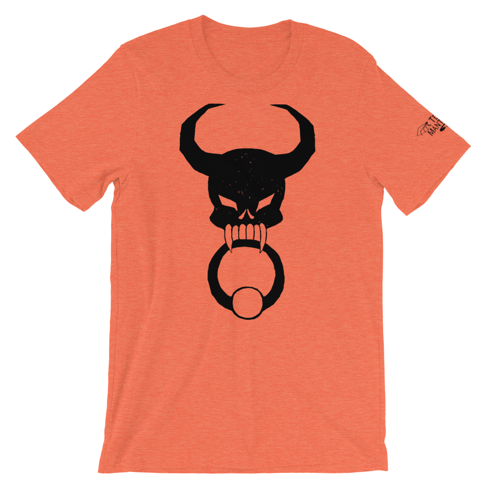 Black Door Knocker Unisex T-Shirt, [product_type] - Team Manticore