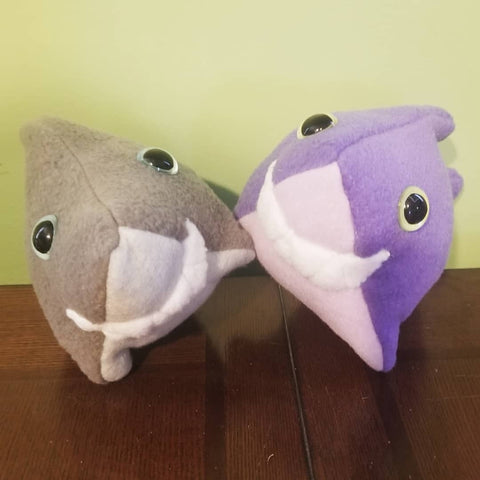 Frightdorable Shark (Purple), Plushies - Team Manticore